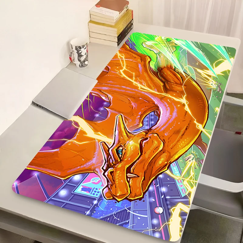 Japan Pc Gaming - Oversized Pokemon Charizard Mousepad Fiery Dragon