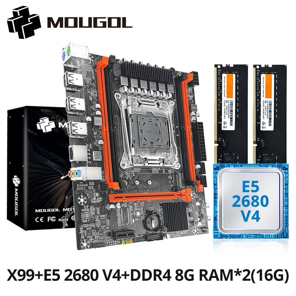 Pc Gaming Omen - MOUGOL New X99 Motherboard Set with