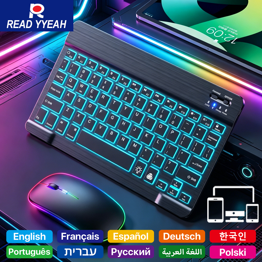 No Rgb Gaming Pc - READ YYEAH RGB Backlit Bluetooth Keyboard