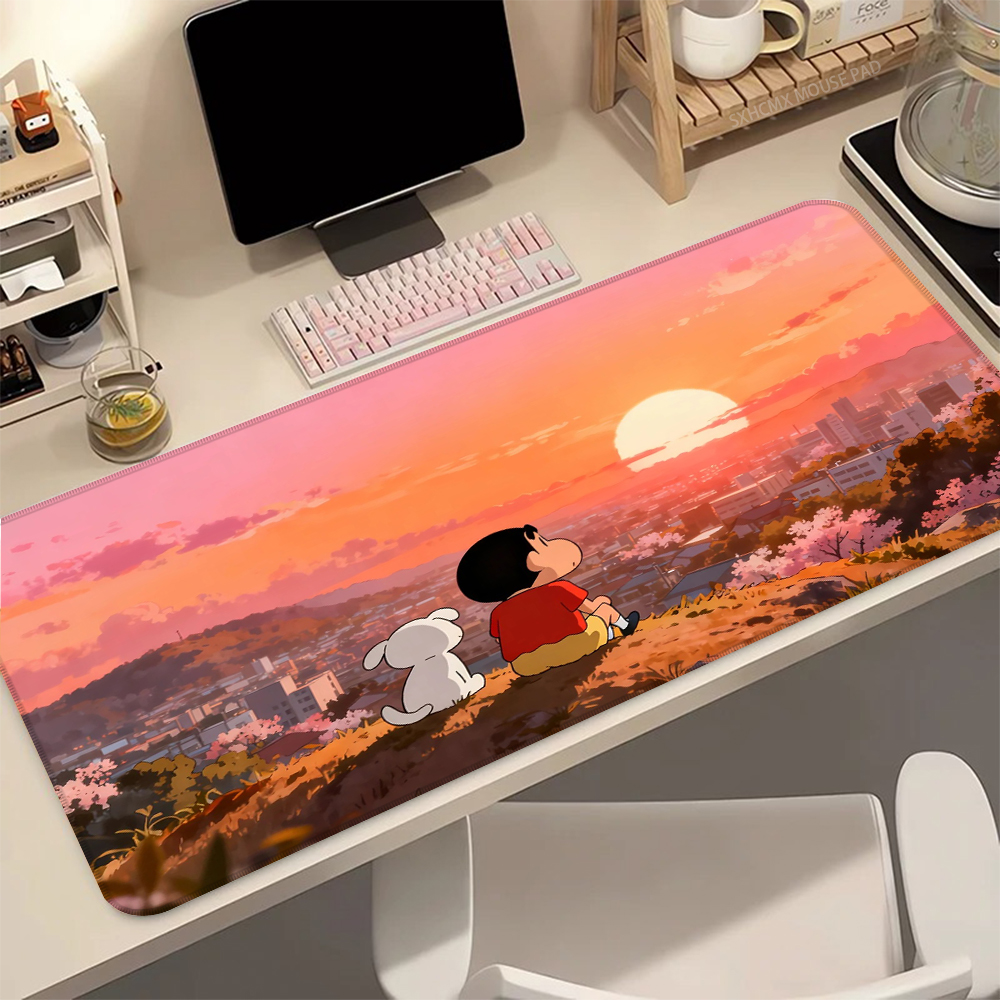 Pc Gaming Desk - Anime Cartoon Mouse Pad C-Crayon Shin-chans