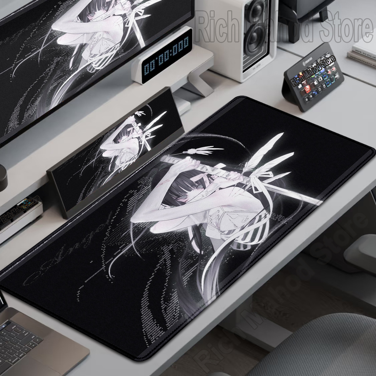 Pc Gaming White - Black White Skeleton Sword Girls Mouse