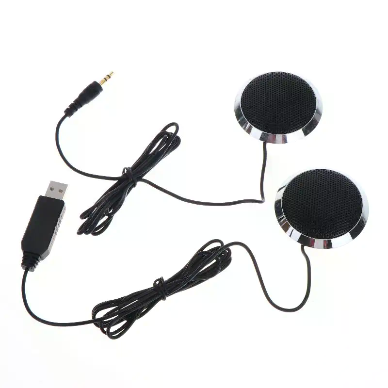 Pc Gaming Online - 3.5mm/USB Condenser Microphone Omnidirectional Desktop Conference