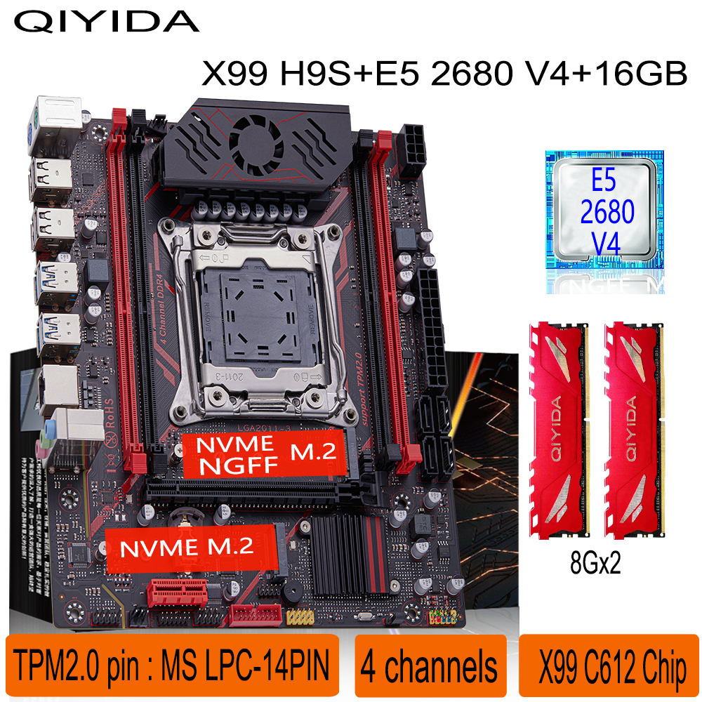 Pc Gaming Omen - Qiyida X99 motherboard kit LGA2011 3
