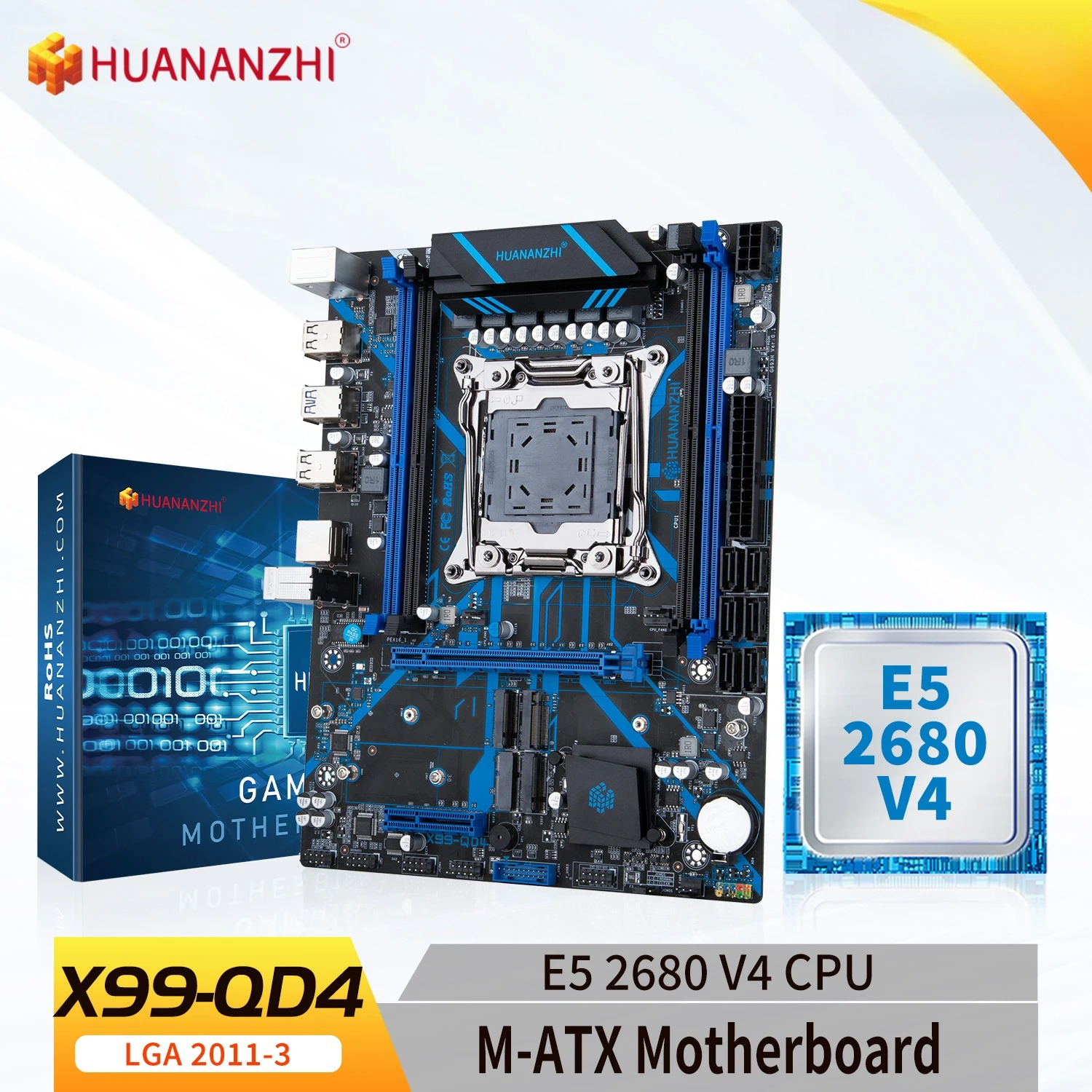 Pc Gaming Omen - HUANANZHI X99 QD4 LGA 2011-3 XEON
