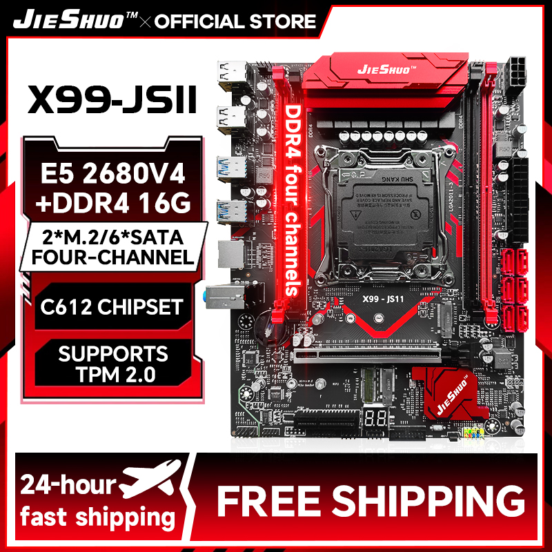 Pc Gaming Omen - JIESHUO X99-JS11 Game Motherboard Combo with