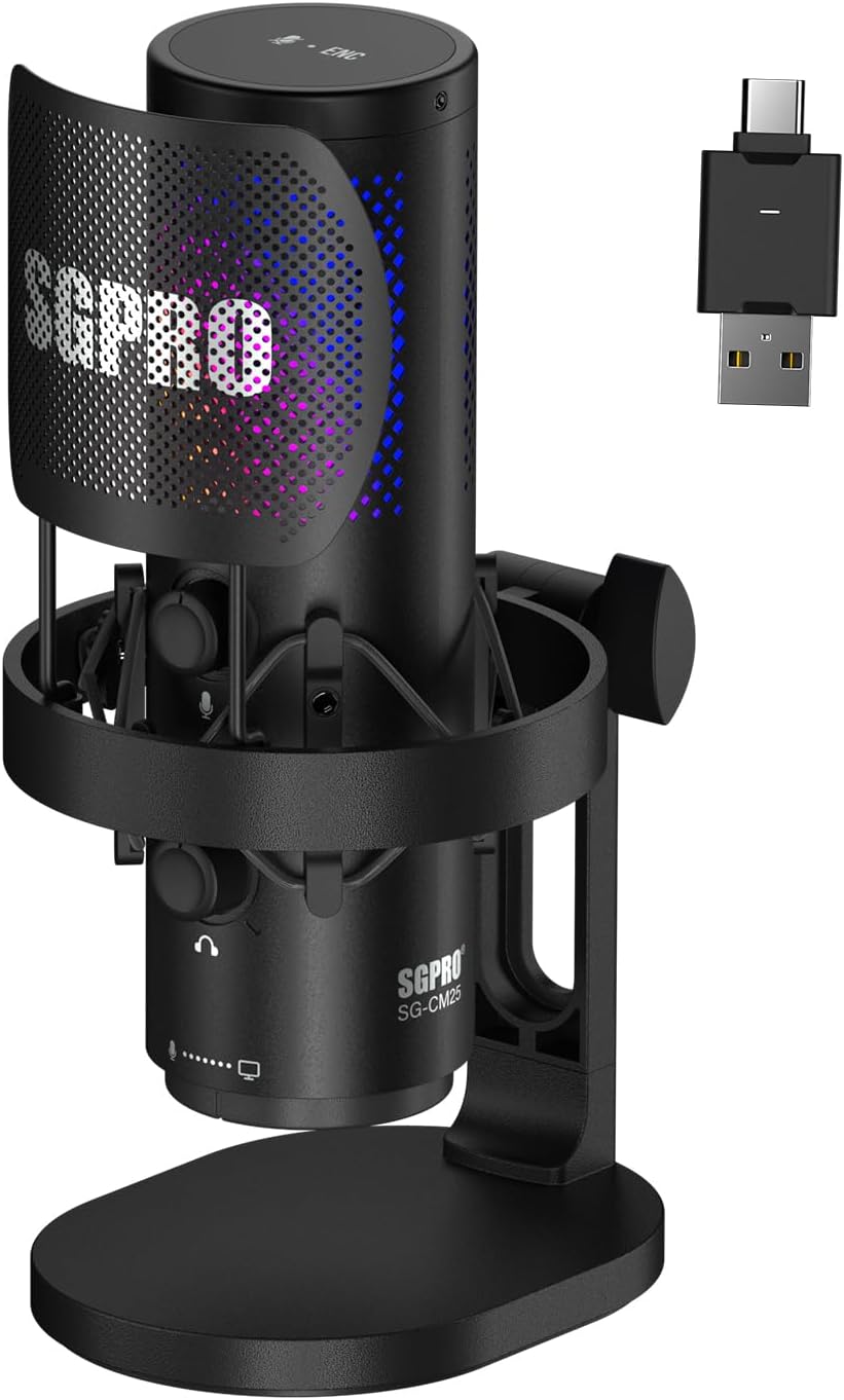 No Rgb Gaming Pc - Wireless USB Microphone for Streaming, Podcast,
