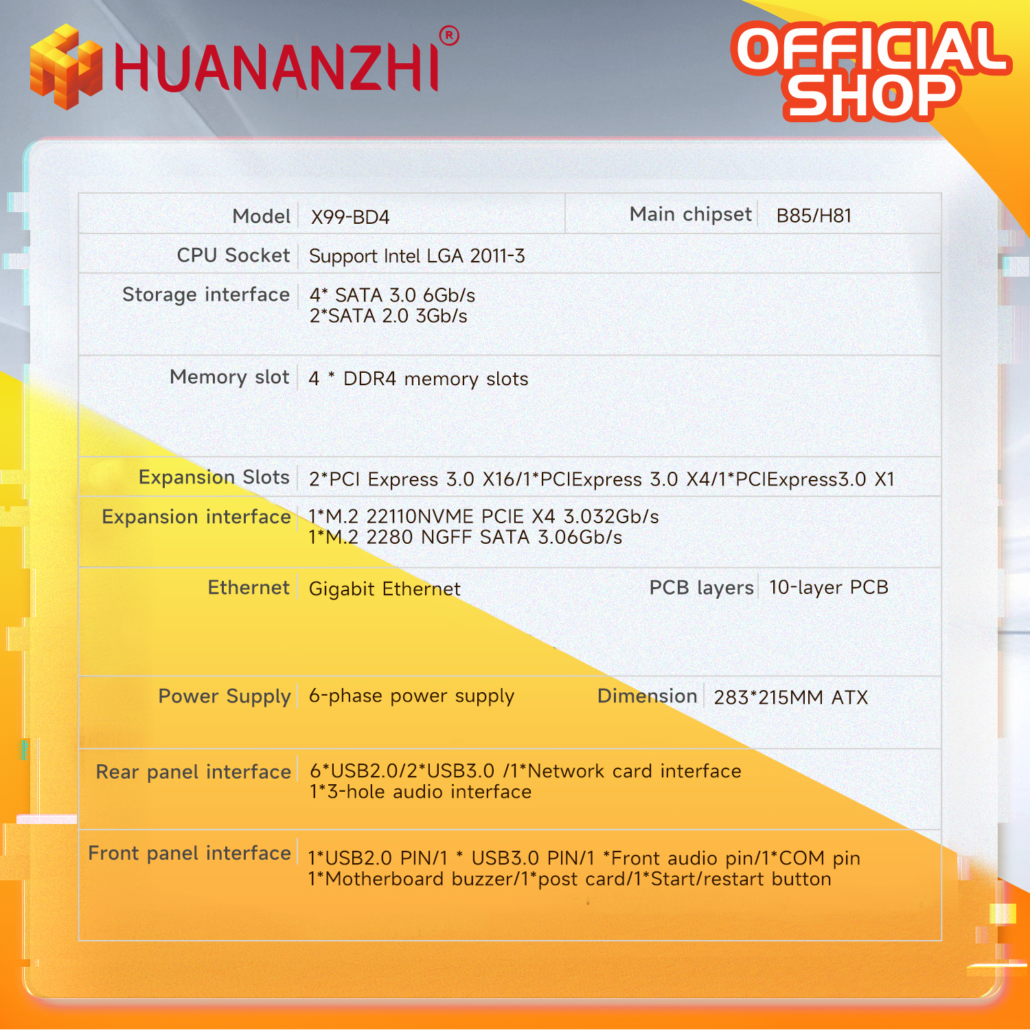 HUANANZHI X99 BD4 with E5 2680 - Pc Gaming Omen recension och pris