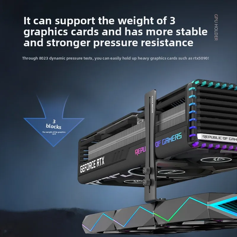 Universal Aluminum GPU Brace S - No Rgb Gaming Pc recension och pris