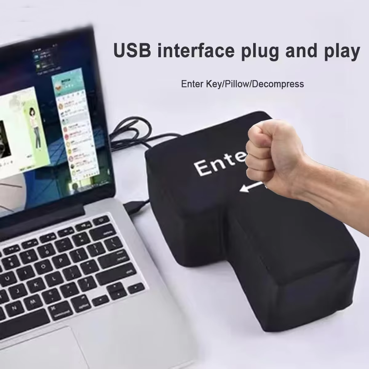 Big USB Enter Key Mouse Anti S - Usb Foot Pedal Gaming recension och pris
