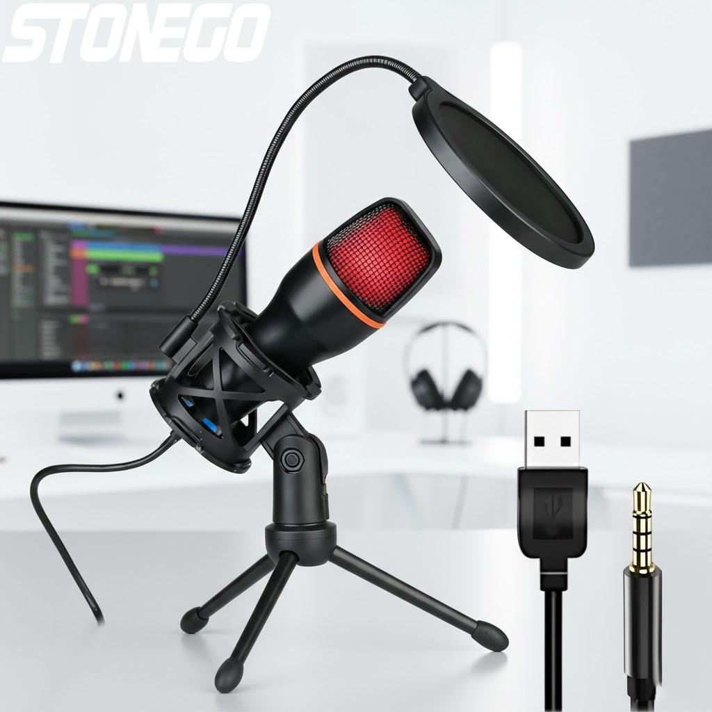 Professional USB Condenser Mic - Pc Gaming Youtube recension och pris