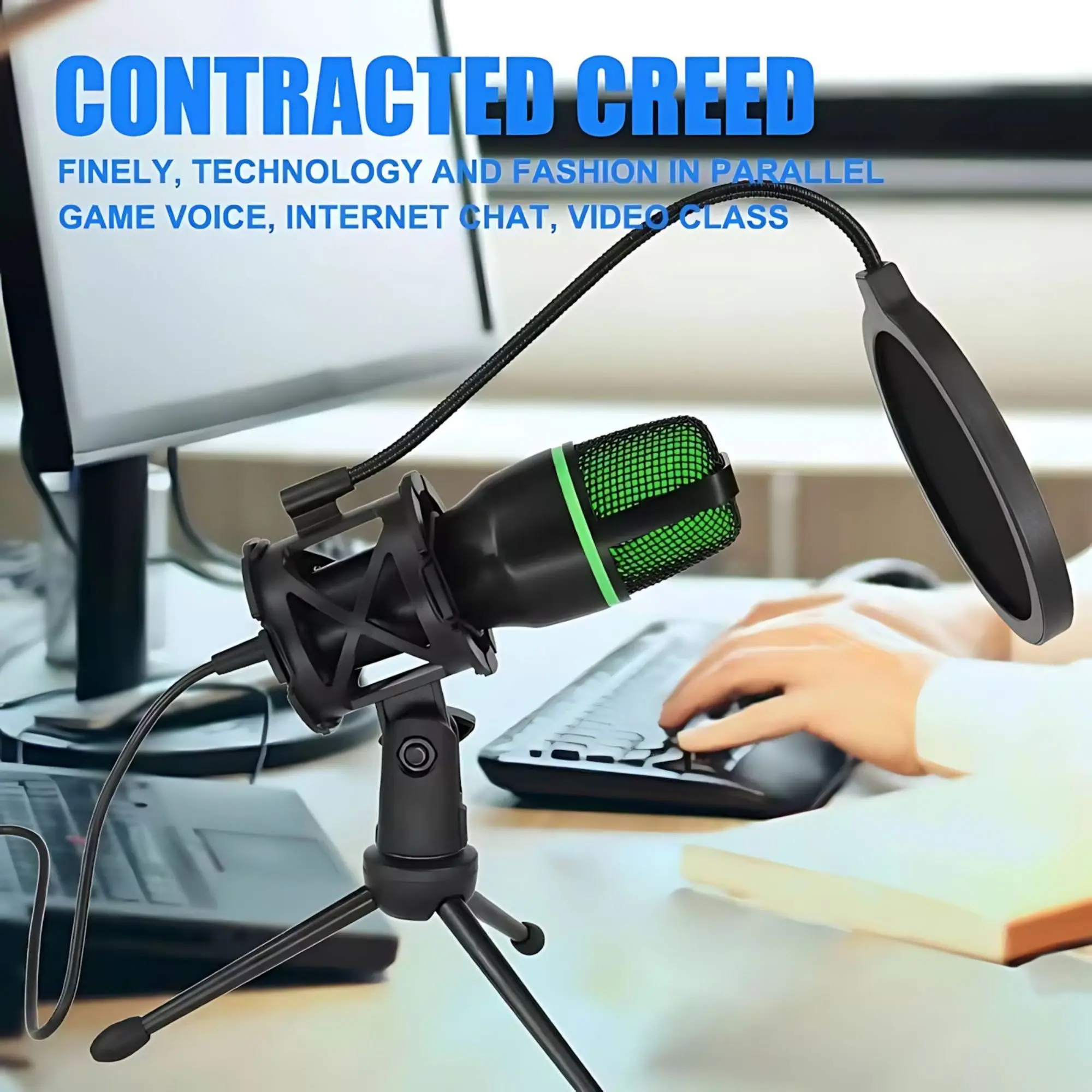 Professional USB Condenser Mic - Pc Gaming Youtube recension och pris