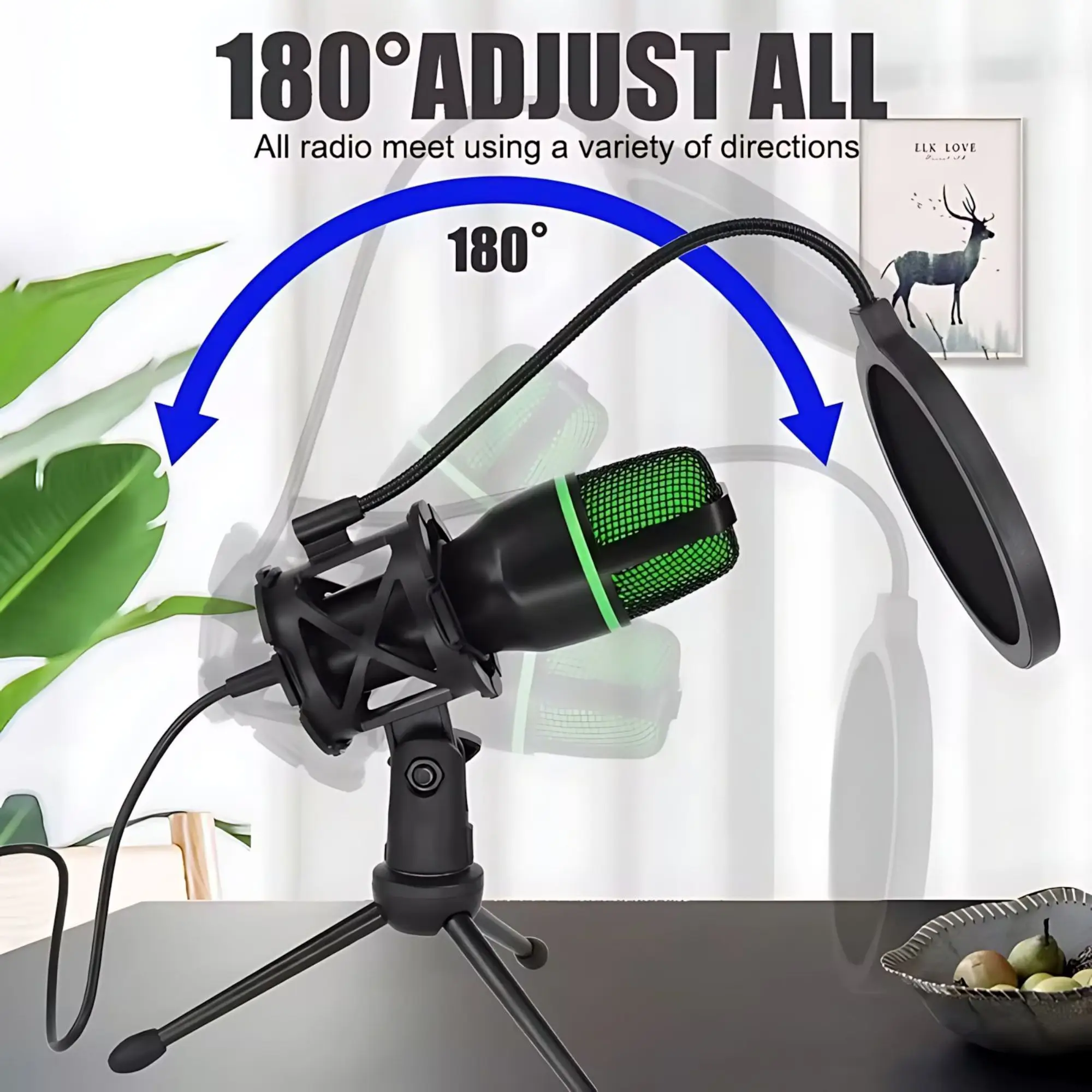 Professional USB Condenser Mic - Pc Gaming Youtube recension och pris