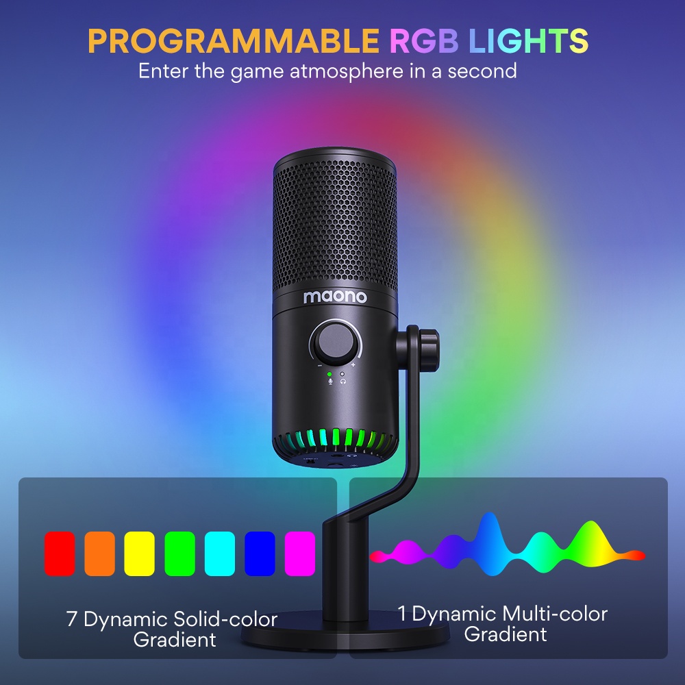 MAONO PC Programmable RGB Gami - Pc Gaming Youtube recension och pris