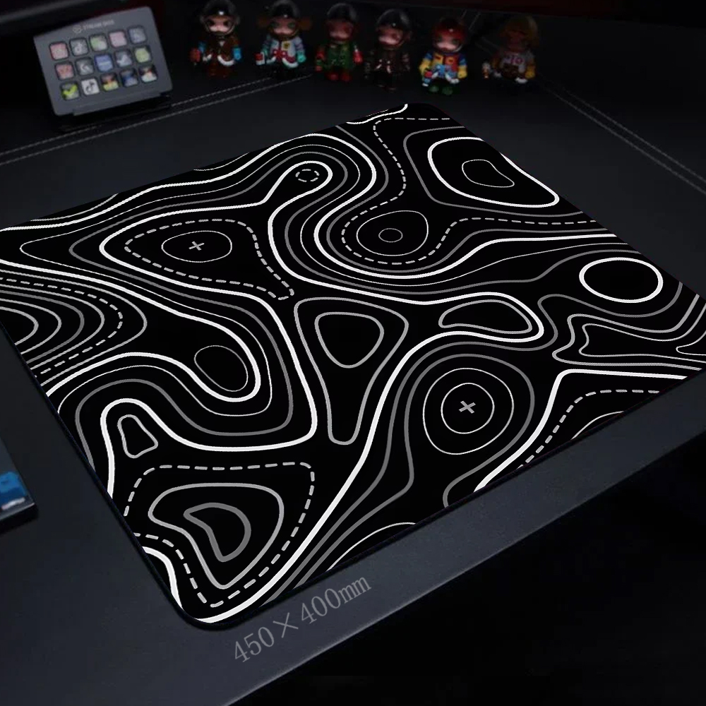 45x40CM Black White Texture Ke - Pc Gaming White recension och pris