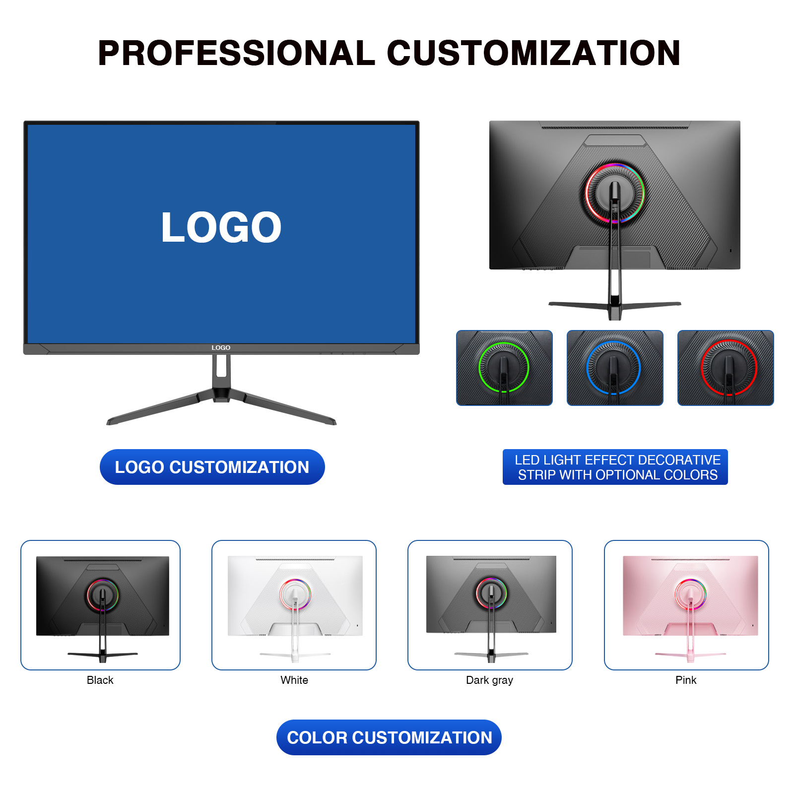 Factory Sales 27 Inch 1K FHD L - Pc Gaming White recension och pris
