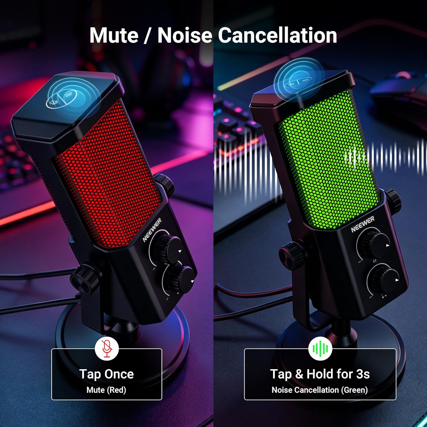 AI USB Podcasting Microphone,  - No Rgb Gaming Pc recension och pris