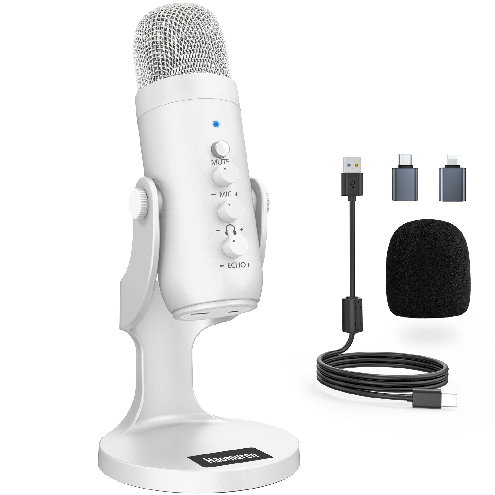 Professional White USB Condens - Pc Gaming Youtube recension och pris