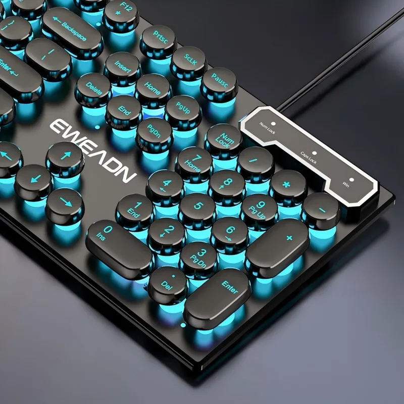 Retro Punk Mechanical Feel Key - No Rgb Gaming Pc recension och pris