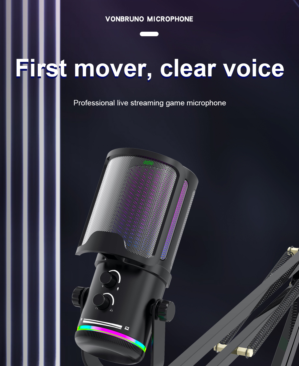 USB Gaming Microphone Kit for  - Pc Gaming Youtube recension och pris