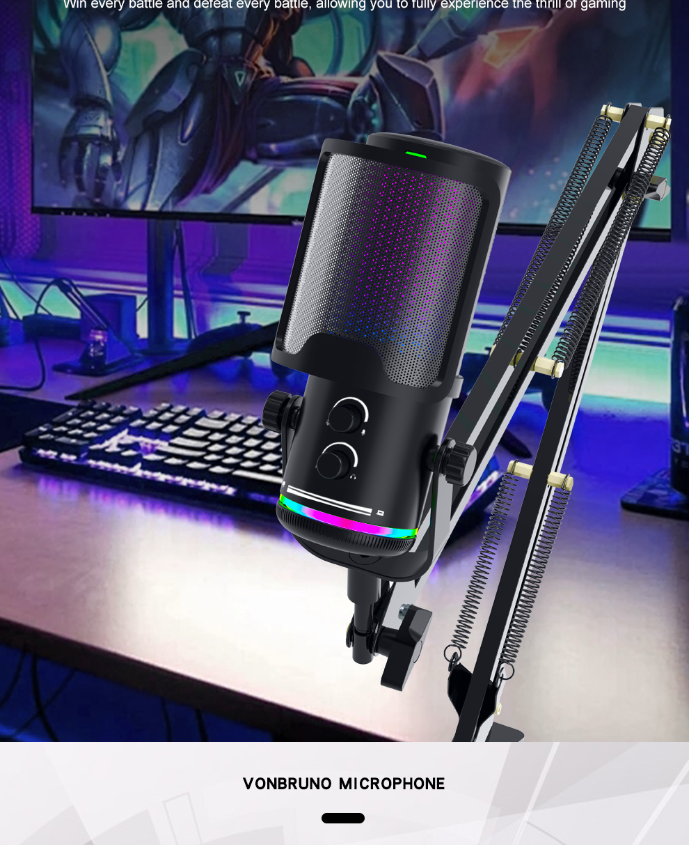 USB Gaming Microphone Kit for  - Pc Gaming Youtube recension och pris