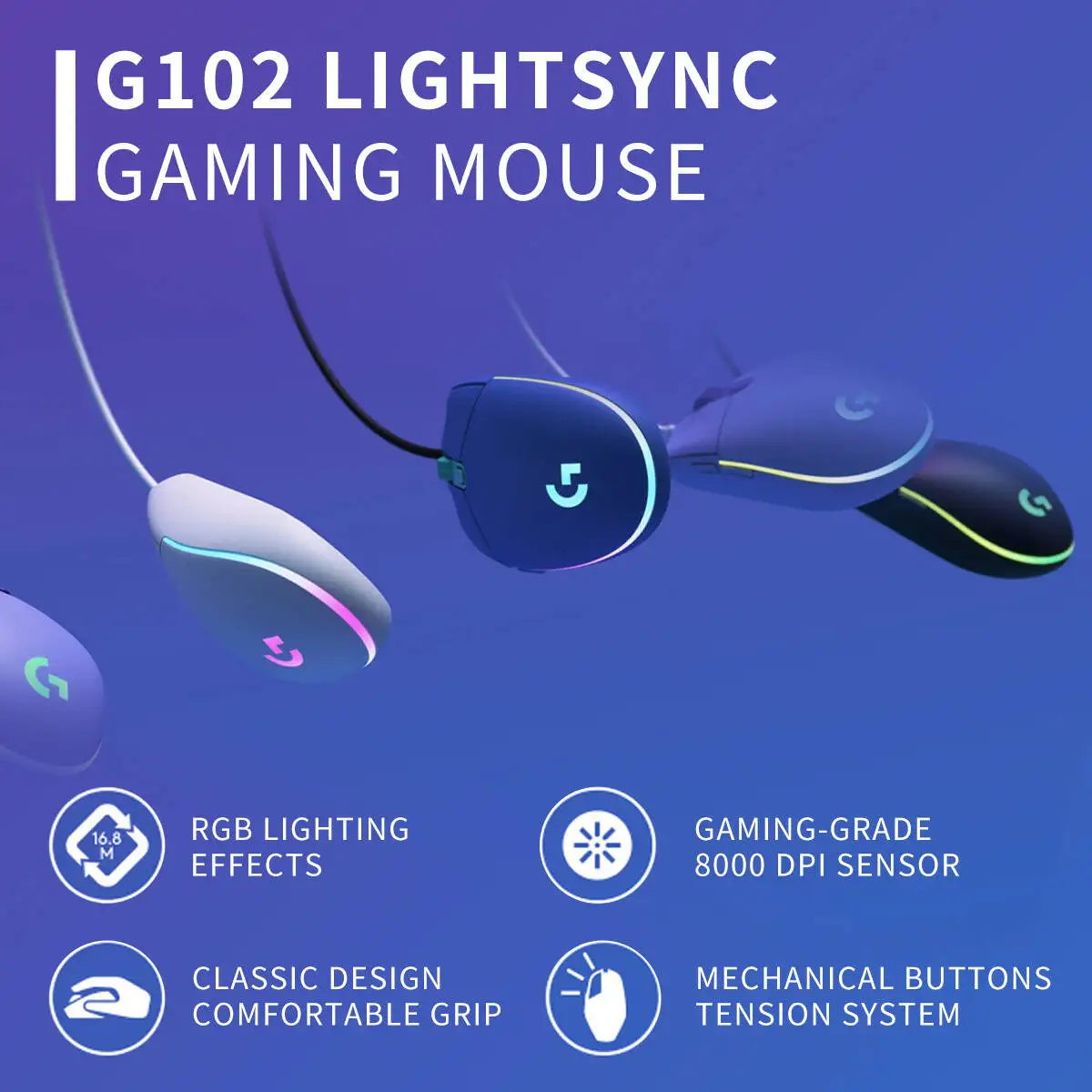 Logitech（G）G102/G304 Ergonomic - Pc Gaming Optimization recension och pris