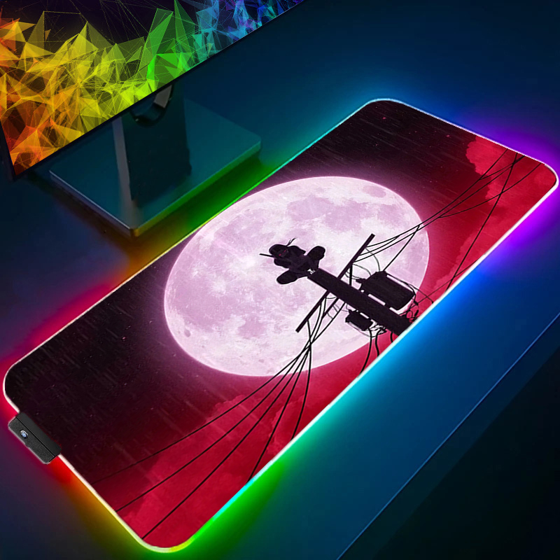 RGB Large Mouse Pad Backlight  - No Rgb Gaming Pc recension och pris
