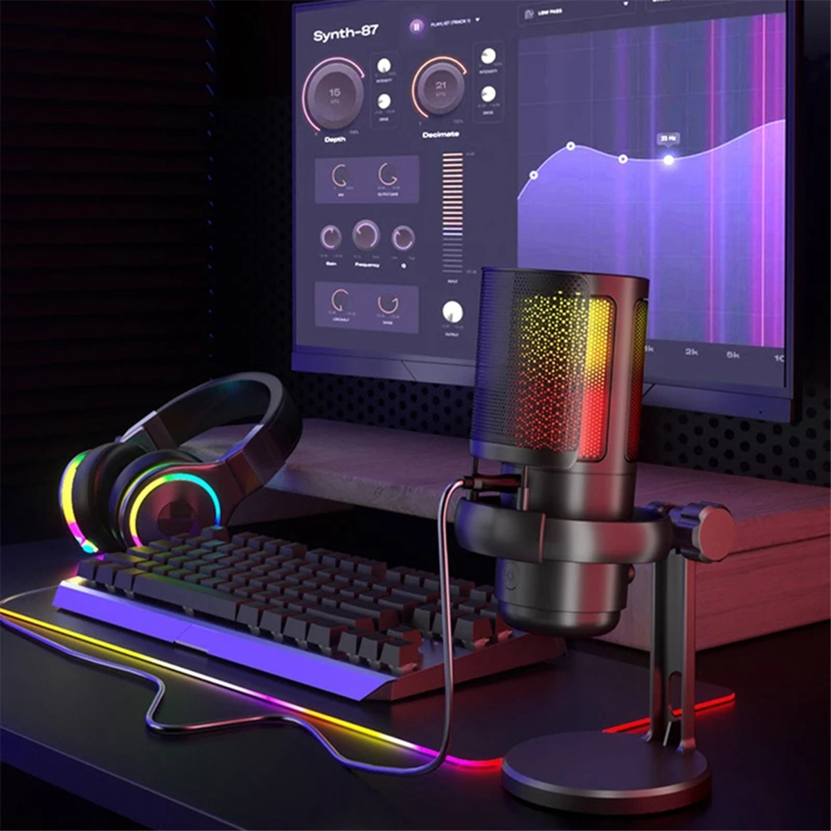 A03R! Gaming RGB Microphone, U - Pc Gaming Online recension och pris