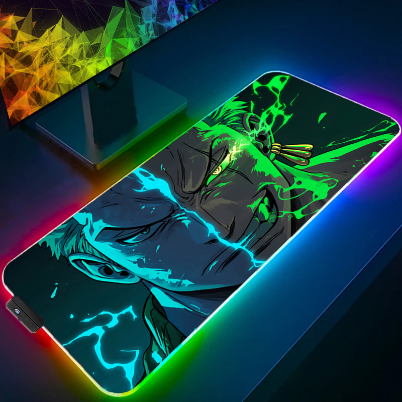 ONE PIECE Zoro Mouse Pad RGB G - No Rgb Gaming Pc recension och pris