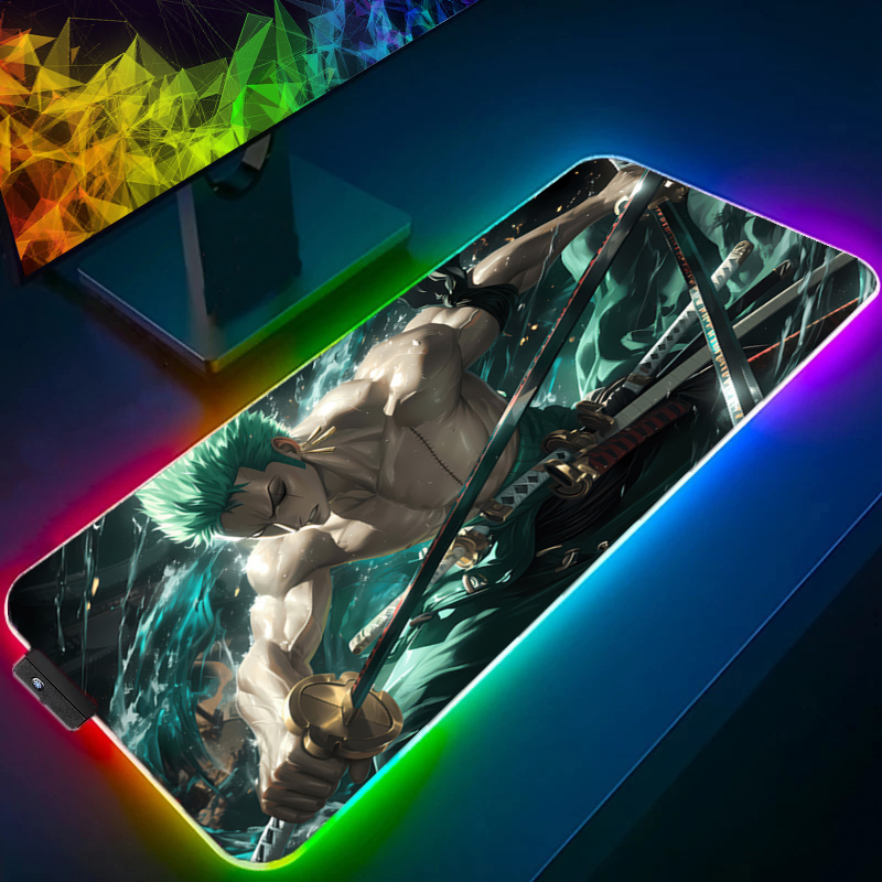 ONE PIECE Zoro Mouse Pad RGB G - No Rgb Gaming Pc recension och pris