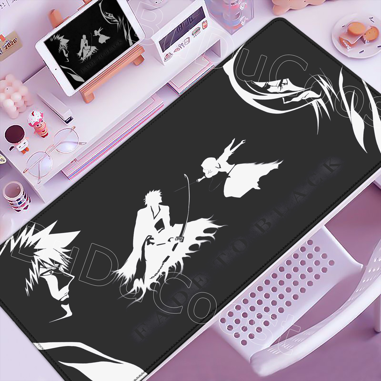 Anime Bleach Large Mouse Pad W - Pc Gaming White recension och pris
