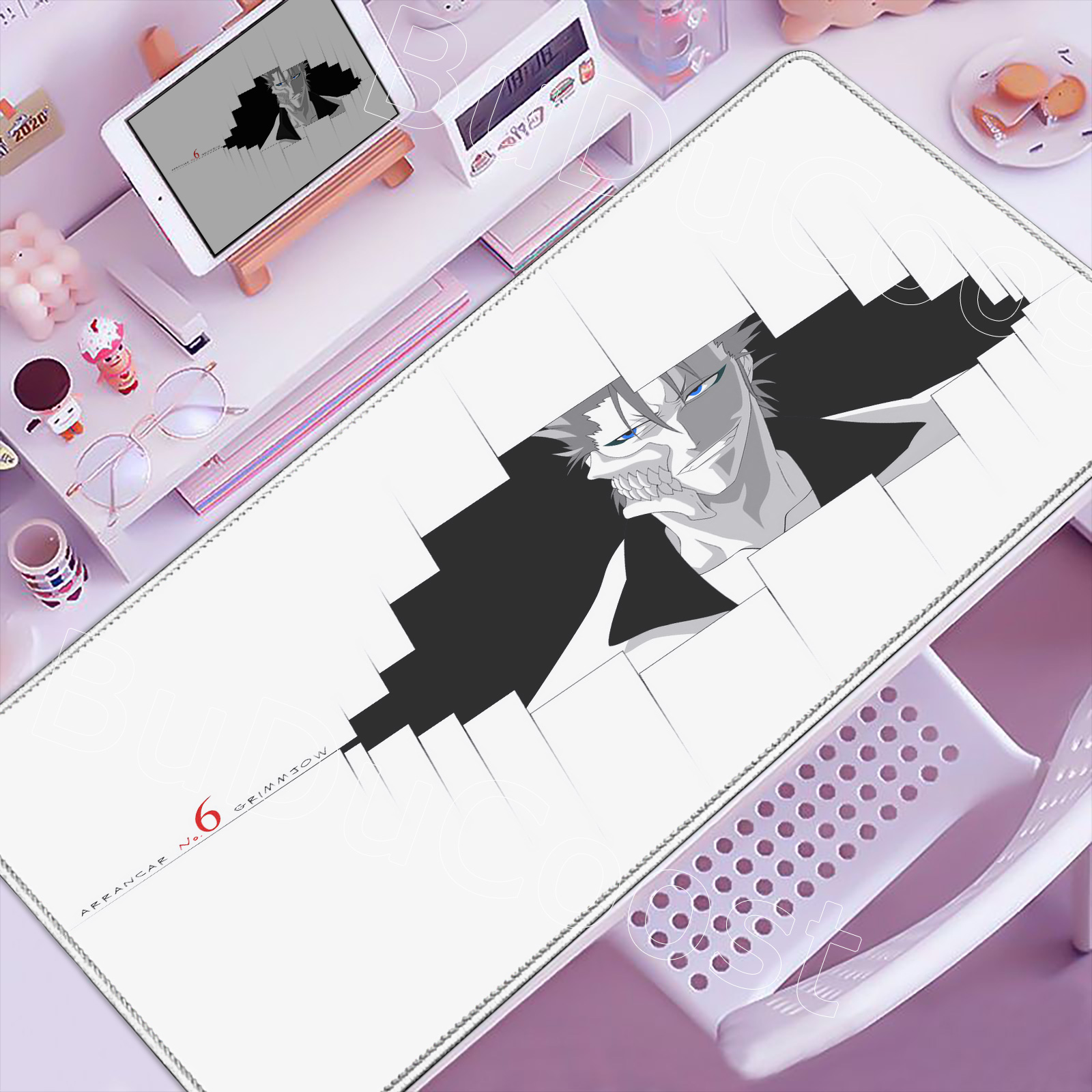 Anime Bleach Large Mouse Pad W - Pc Gaming White recension och pris