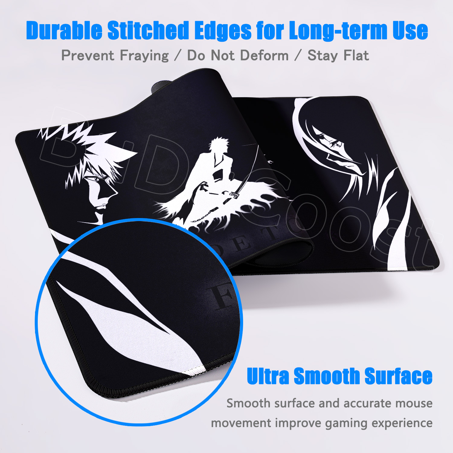 Anime Bleach Large Mouse Pad W - Pc Gaming White recension och pris