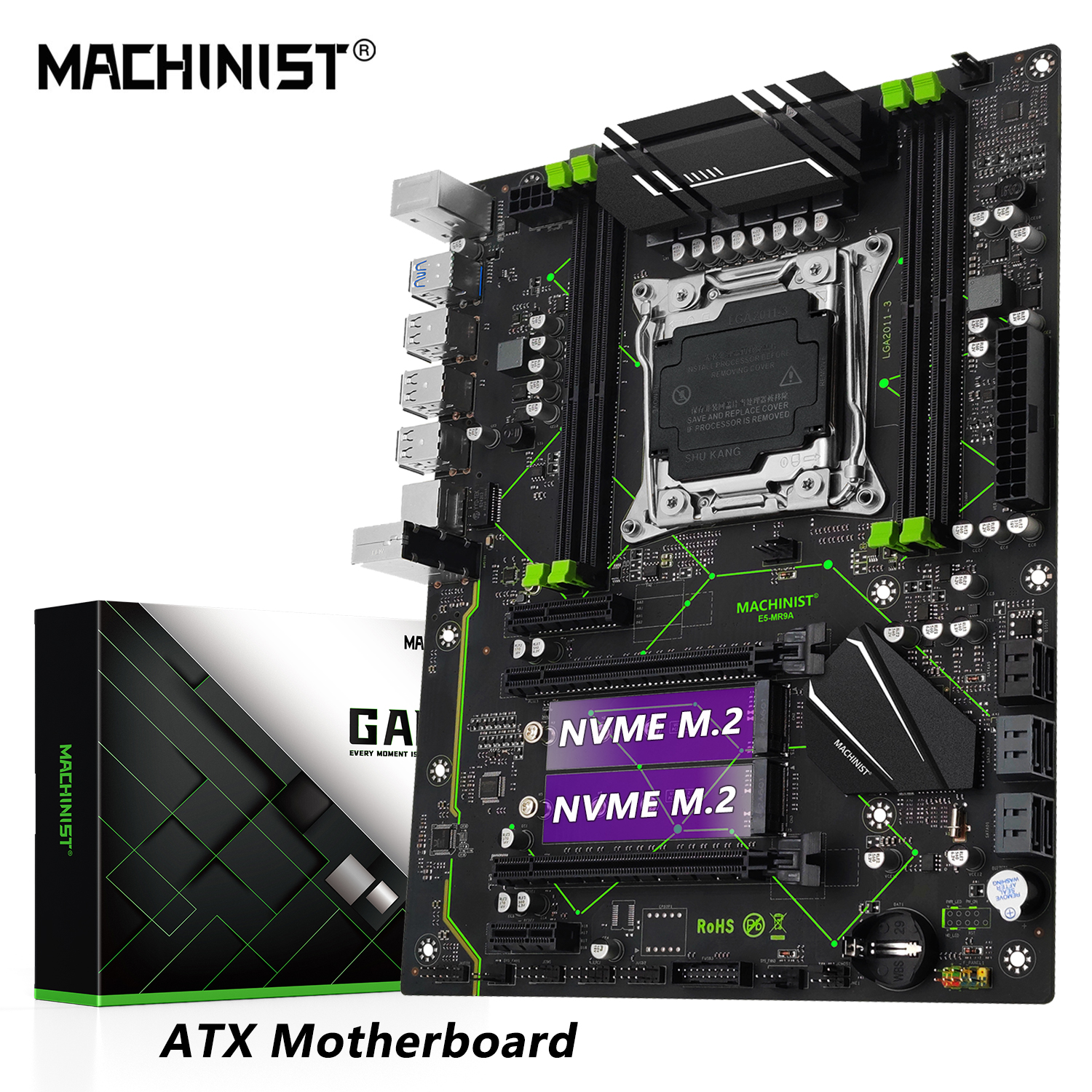 MACHINIST E5 MR9A V1.0 X99 Mot - Pc Gaming Omen recension och pris