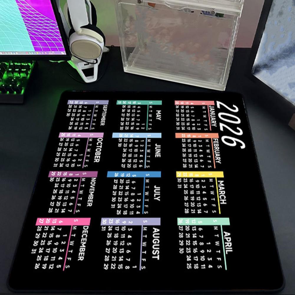 2026 Calendar Mouse Pad Waterp - Pc Gaming Desk recension och pris