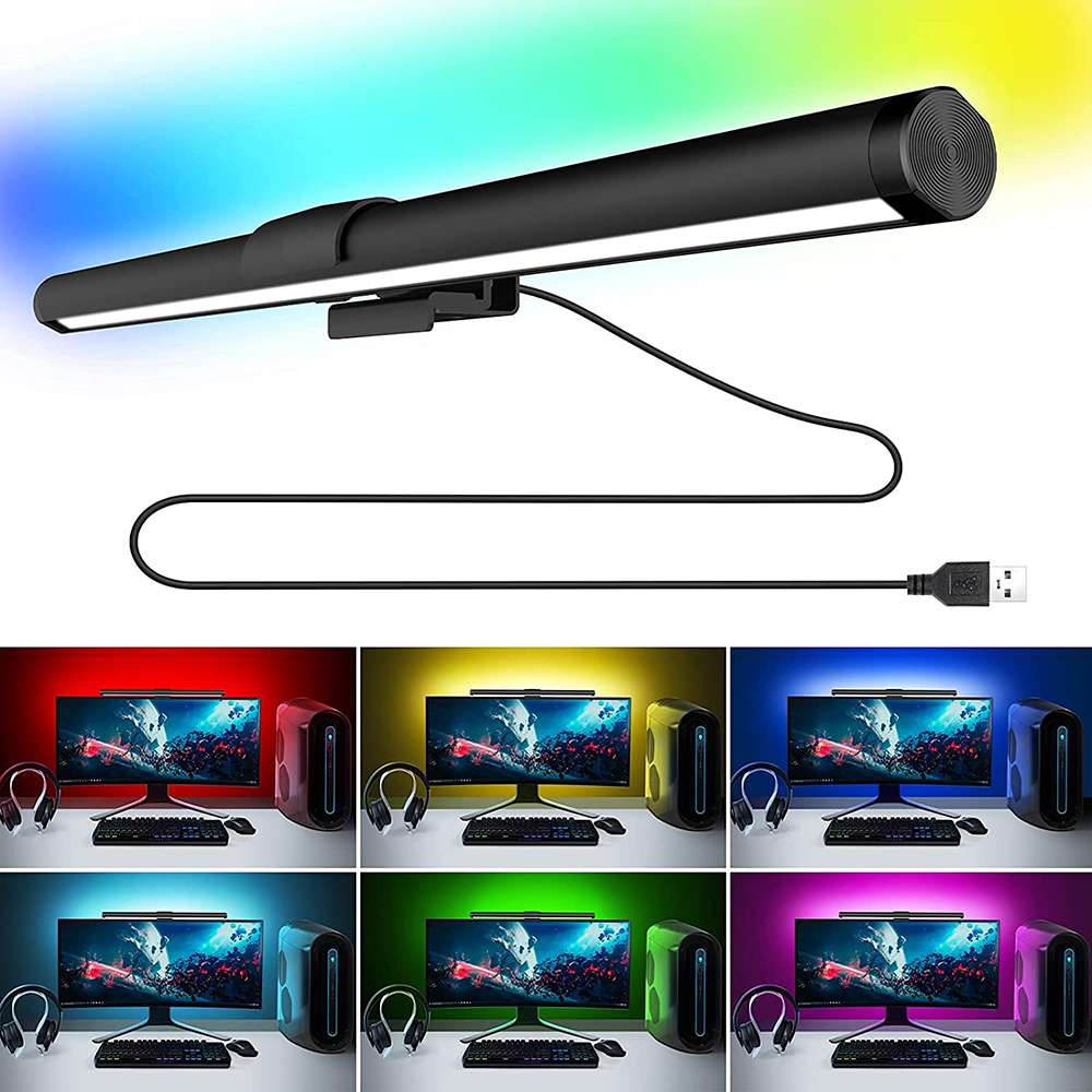 Wiscolor RGB LED Monitor Light - No Rgb Gaming Pc recension och pris