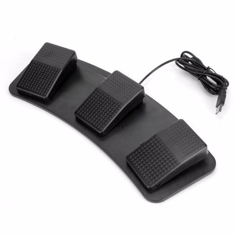 3-Button Foot Pedal Switch Pla - Usb Foot Pedal Gaming recension och pris