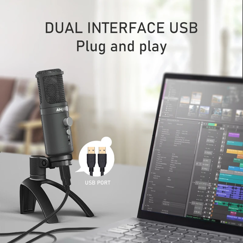 USB Condenser Microphone Profe - Pc Gaming Youtube recension och pris