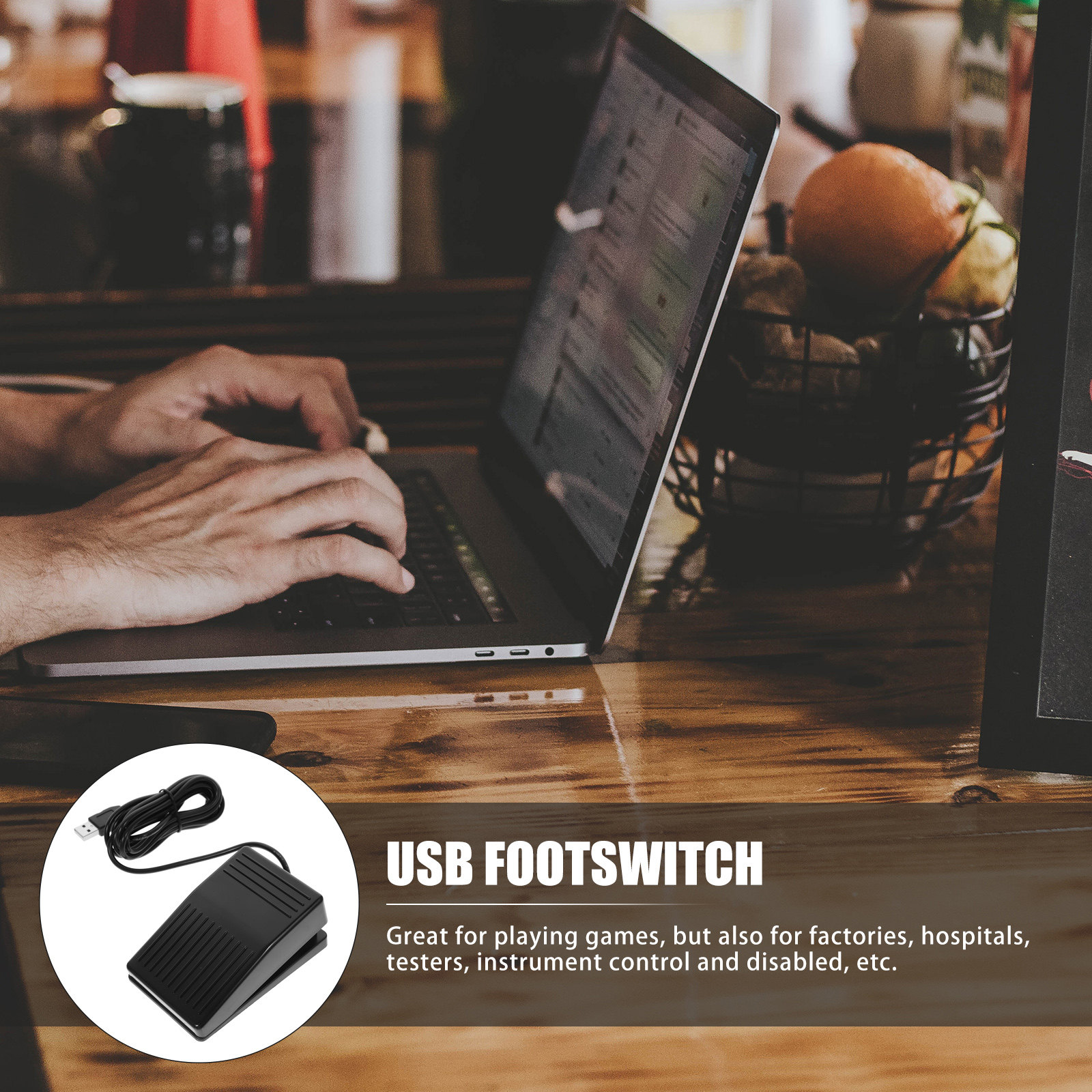 USB Foot Pedal Single Foot Ope - Usb Foot Pedal Gaming recension och pris