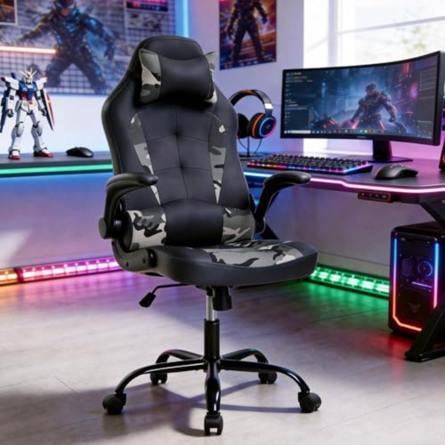 PC Gaming Chair Ergonomic Offi - Pc Gaming Desk recension och pris