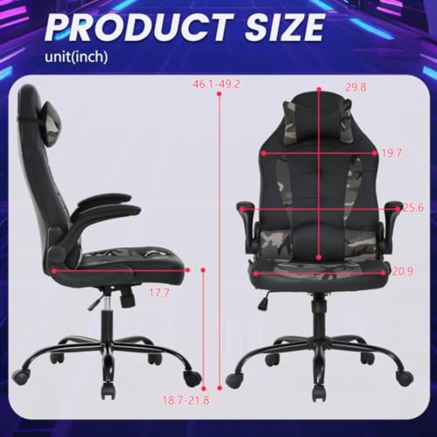 PC Gaming Chair Ergonomic Offi - Pc Gaming Desk recension och pris
