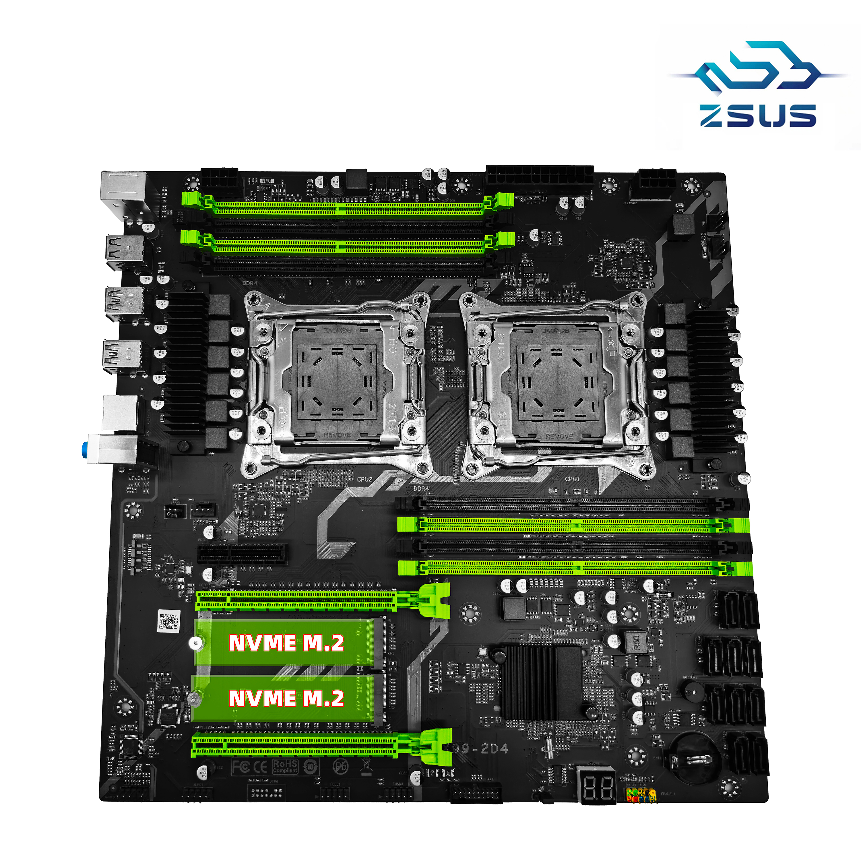 ZSUS X99 Dual Motherboard C612 - Pc Gaming Omen recension och pris
