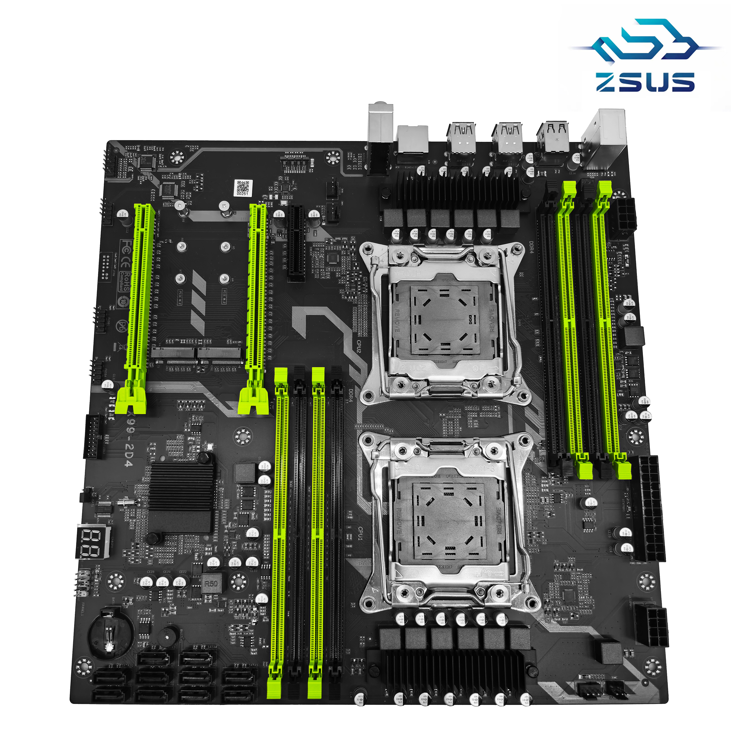 ZSUS X99 Dual Motherboard C612 - Pc Gaming Omen recension och pris