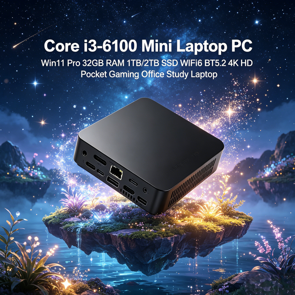 Core i3-6100 Mini Laptop PC Wi - Pc Gaming All In One recension och pris