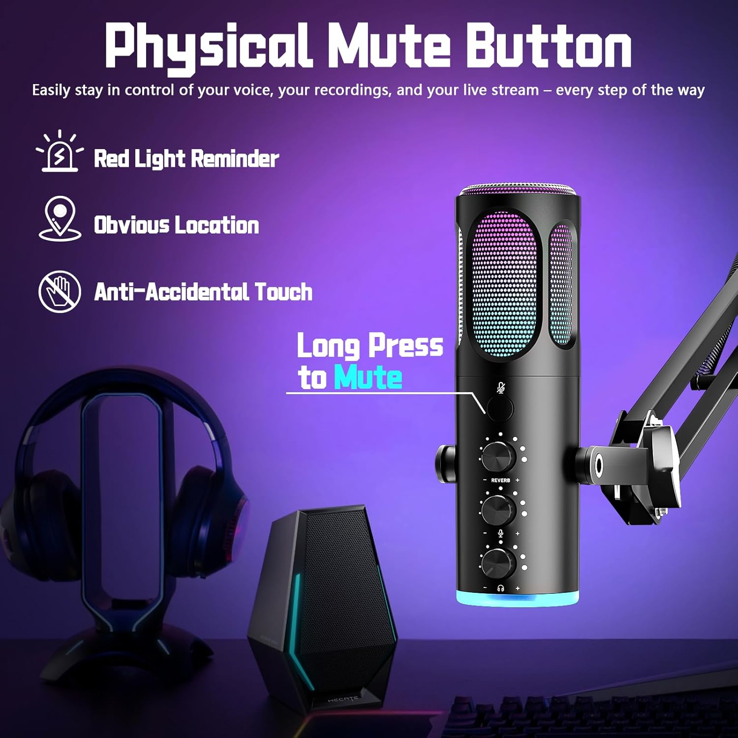USB Gaming Microphone For PC P - Pc Gaming Youtube recension och pris