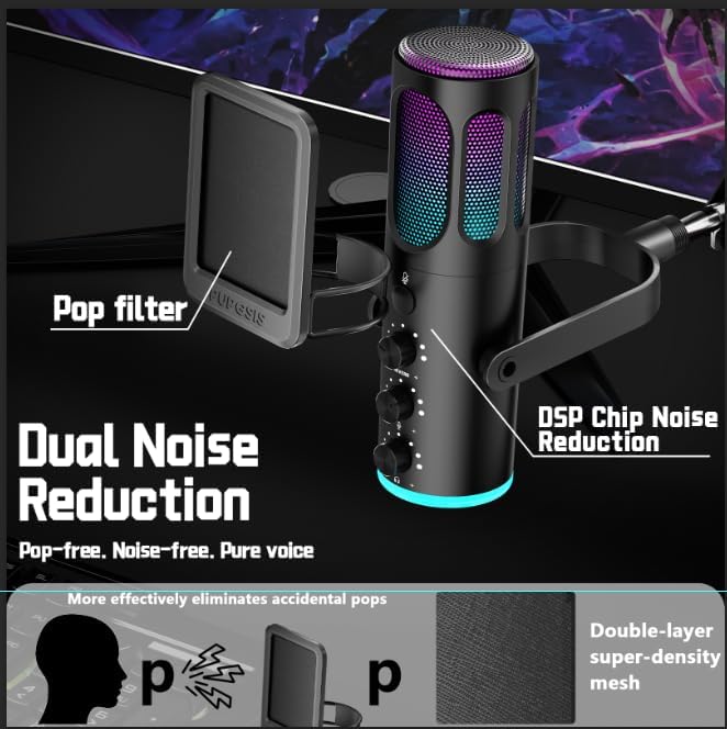 USB Gaming Microphone For PC P - Pc Gaming Youtube recension och pris