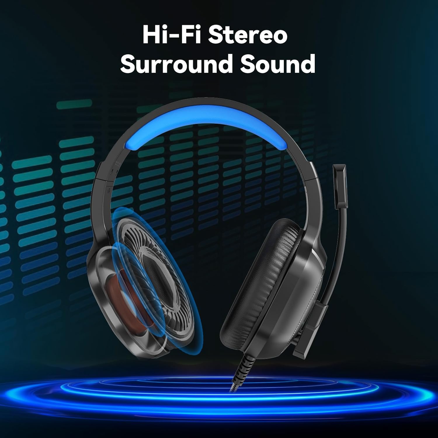 Gaming Headset With Microphone - No Rgb Gaming Pc recension och pris