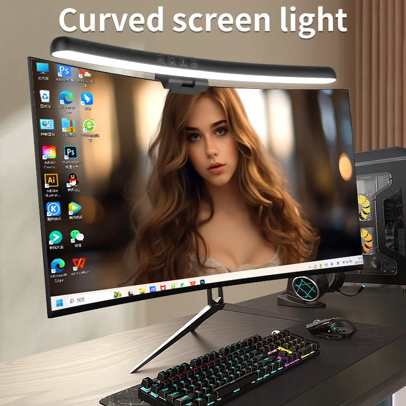 Curved LED Monitor Light Bar U - No Rgb Gaming Pc recension och pris