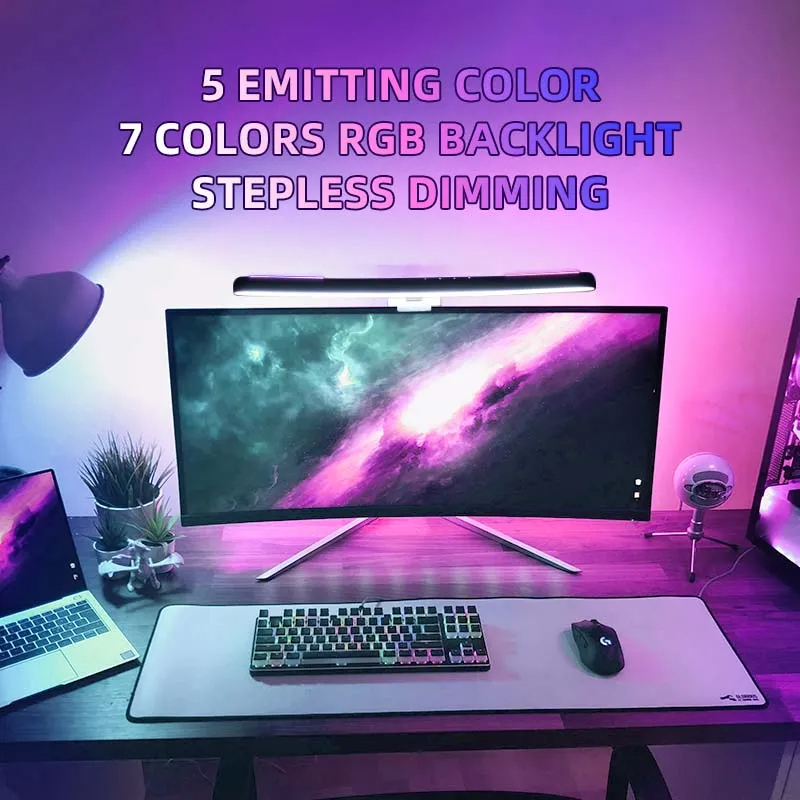 Curved LED Monitor Light Bar U - No Rgb Gaming Pc recension och pris