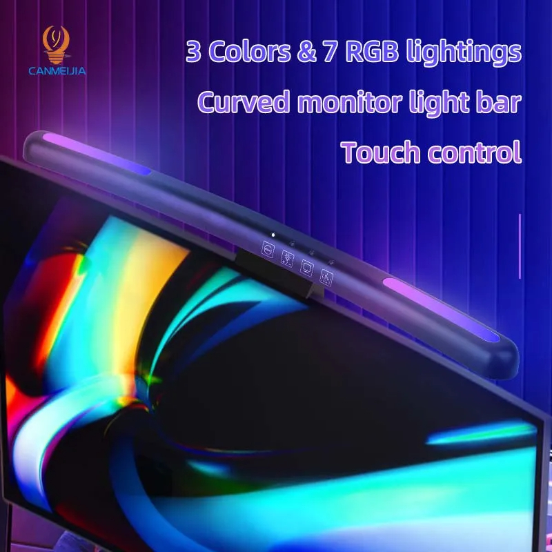 Curved LED Monitor Light Bar U - No Rgb Gaming Pc recension och pris