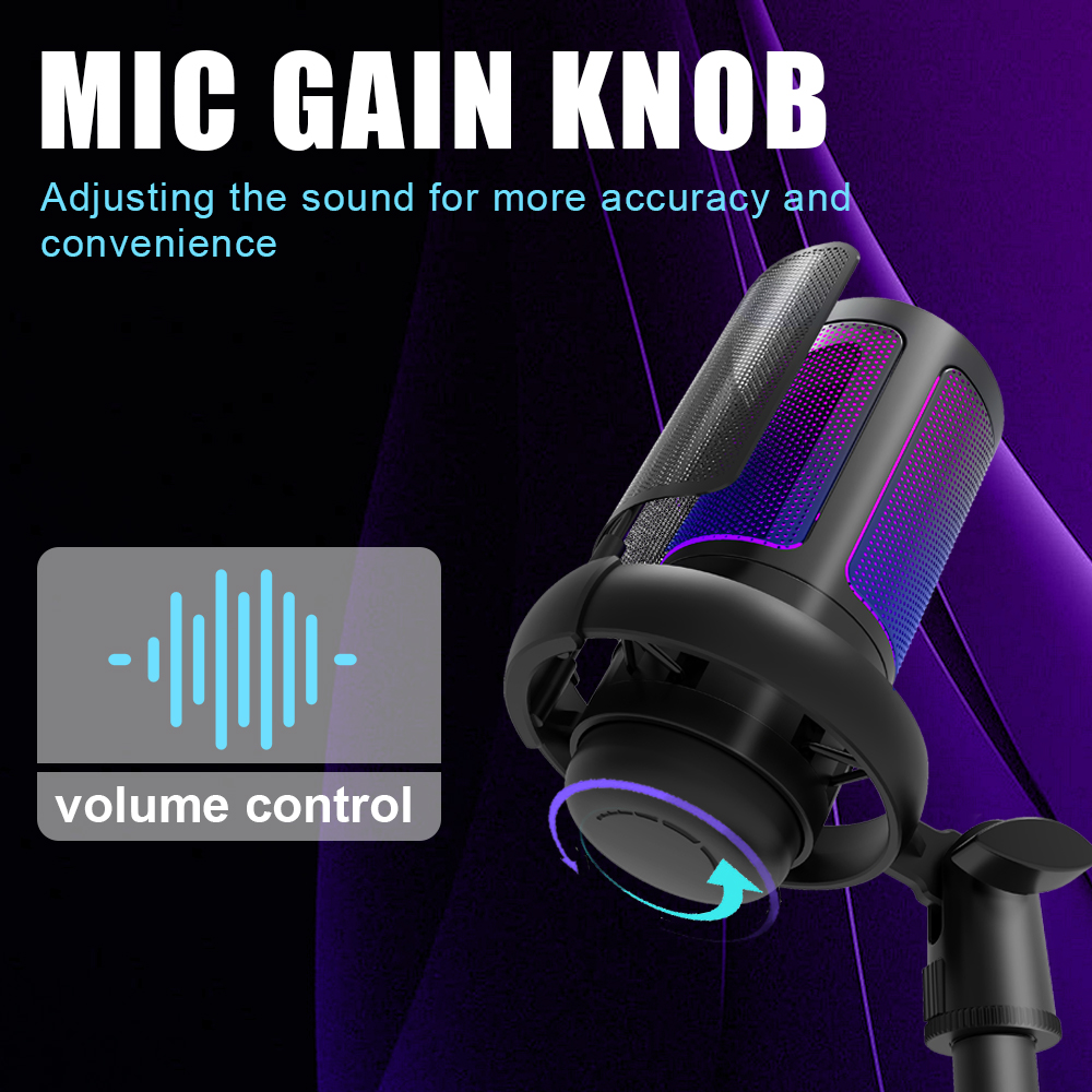Gaming Microphone for PC:USB M - No Rgb Gaming Pc recension och pris